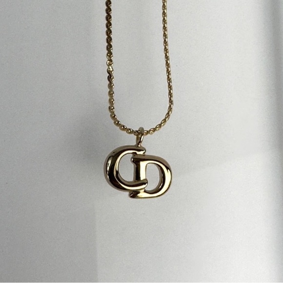 Vintage Authentic Dior Logo Necklace - Picture 3 of 5